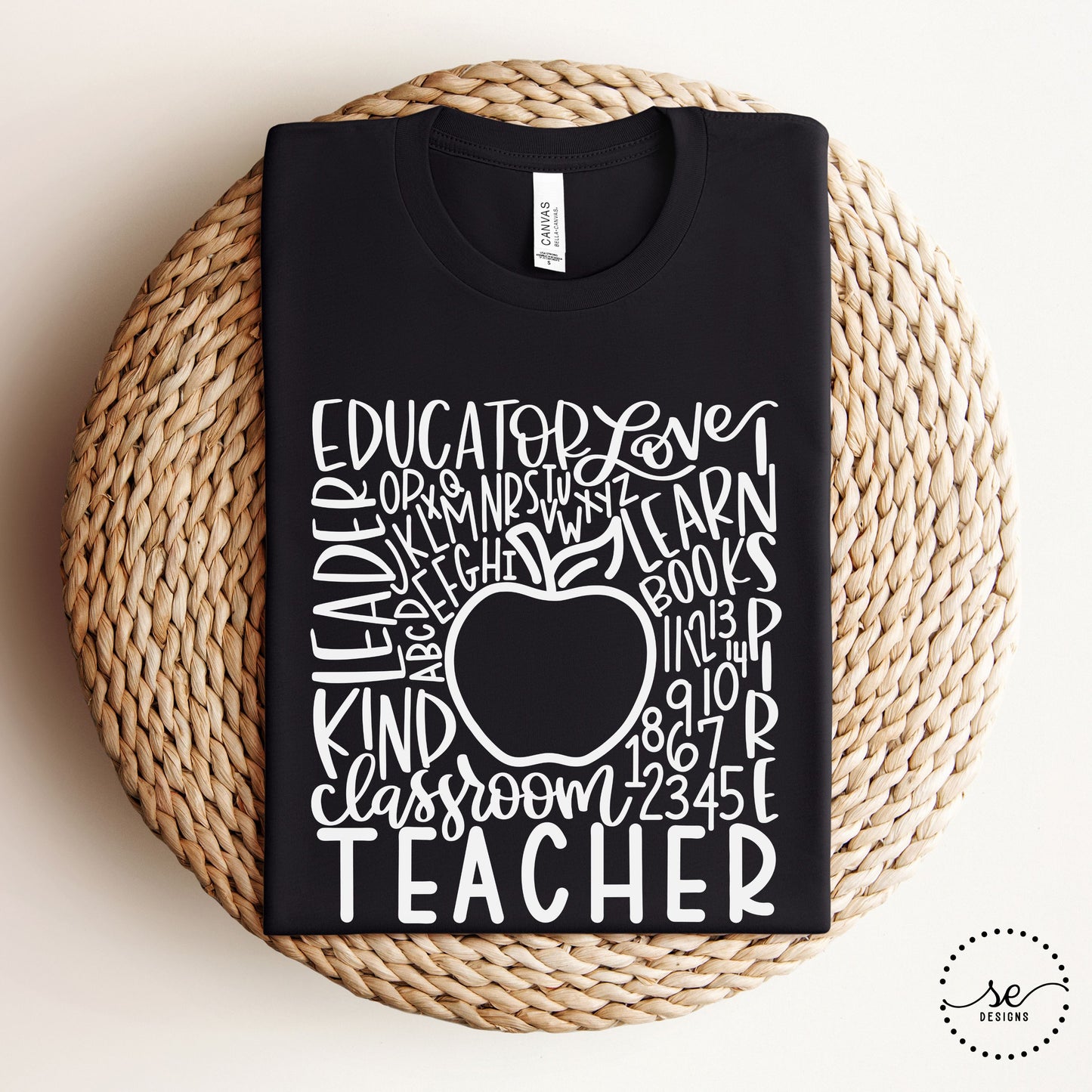 Teacher Typography Shirt