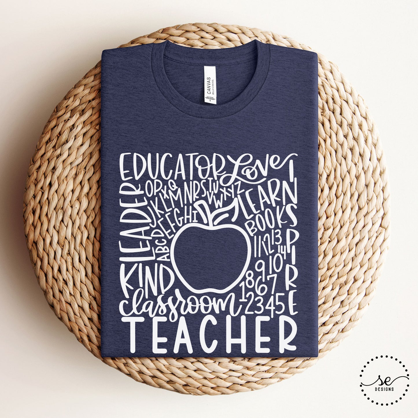 Teacher Typography Shirt