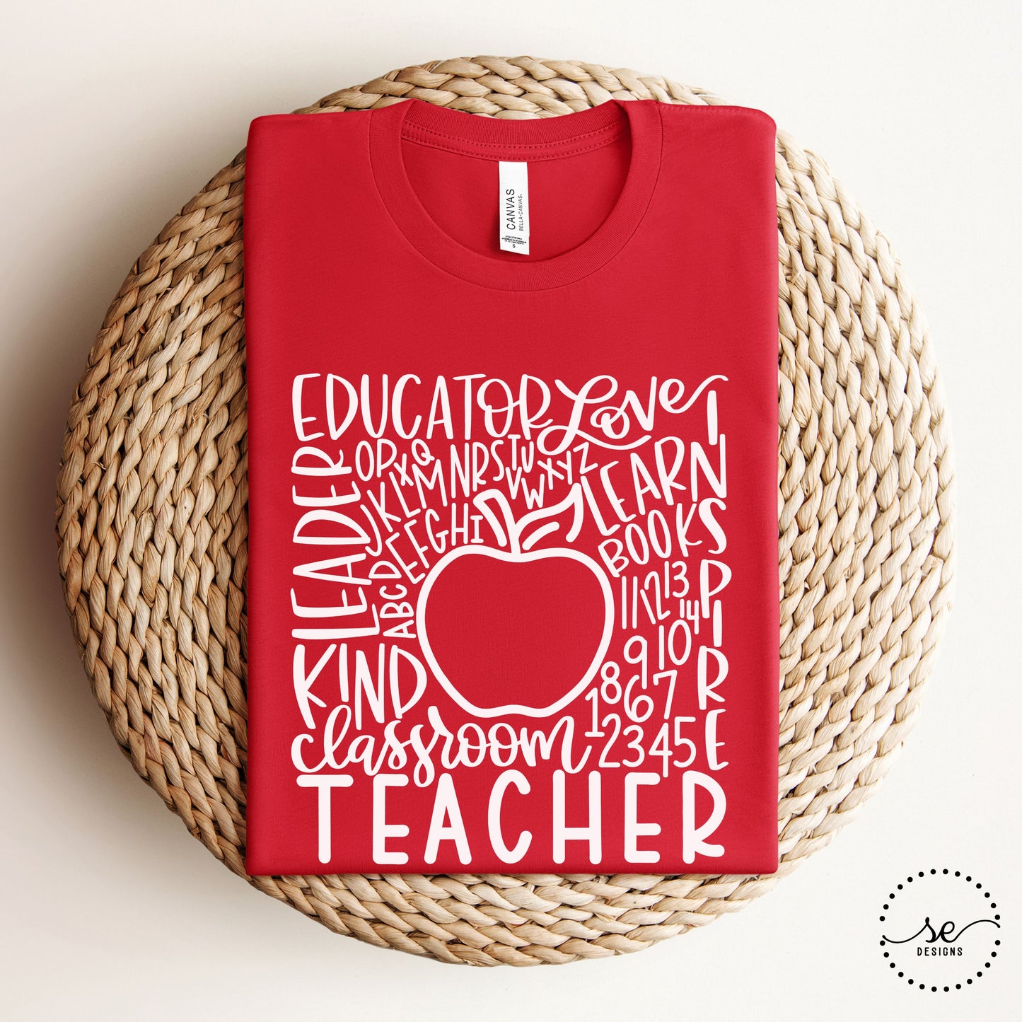 Teacher Typography Shirt
