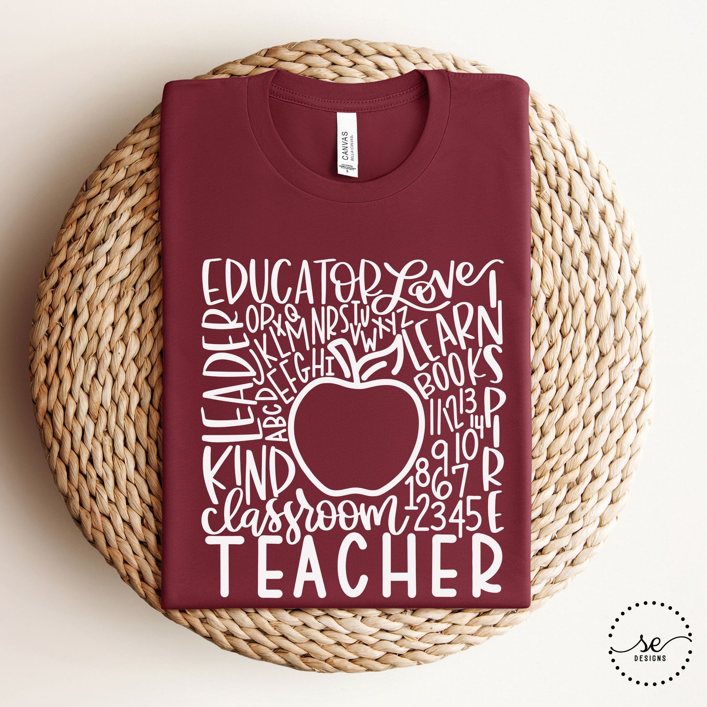 Teacher Typography Shirt