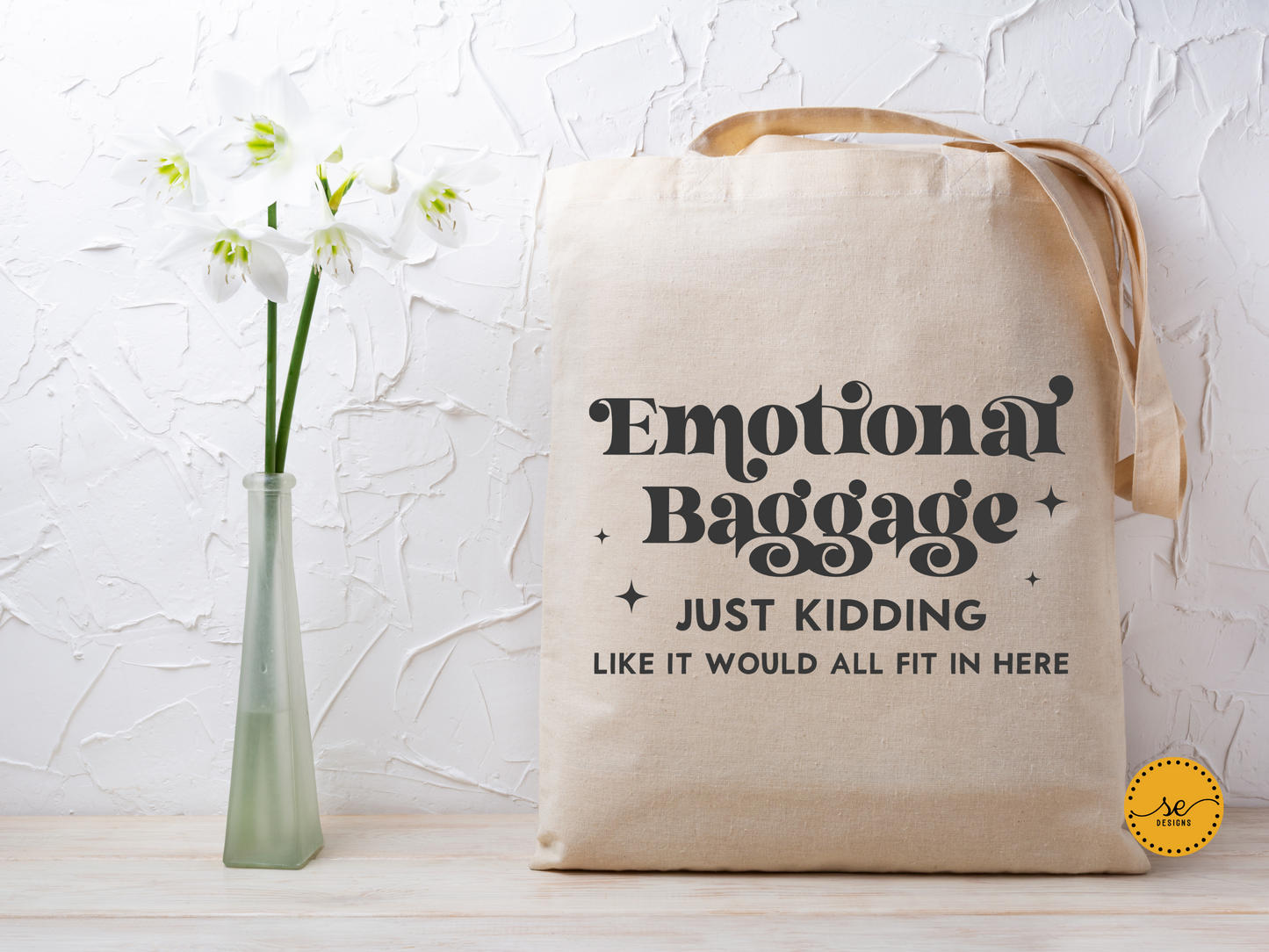 Emotional Baggage Canvas Tote Bag
