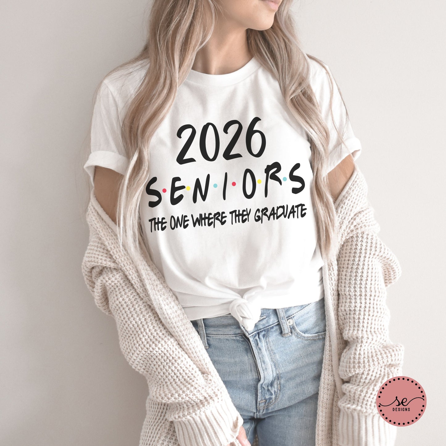 2026 Seniors Graduation T-Shirt – The One Where They Graduate | Class of 2026 Shirt