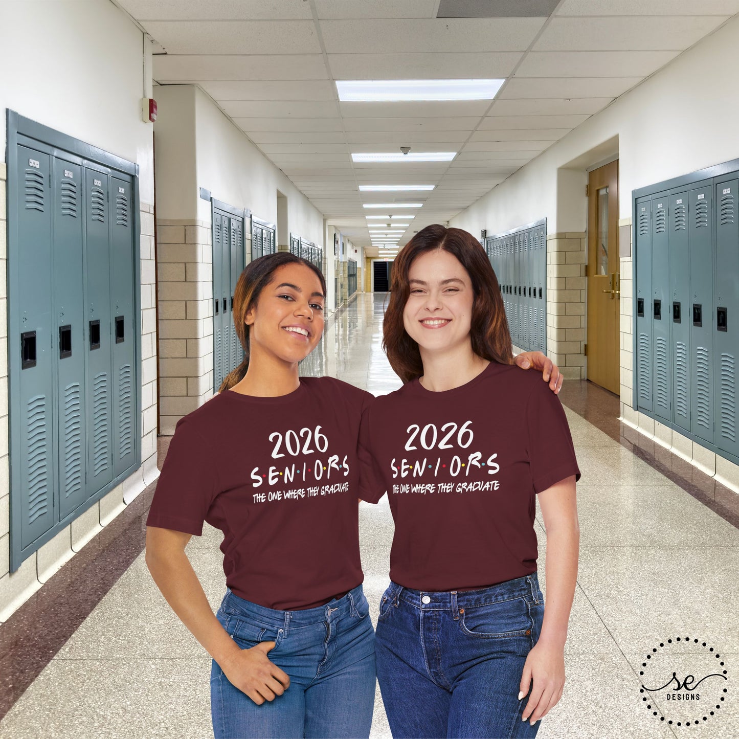 2026 Seniors Graduation T-Shirt – The One Where They Graduate | Class of 2026 Shirt