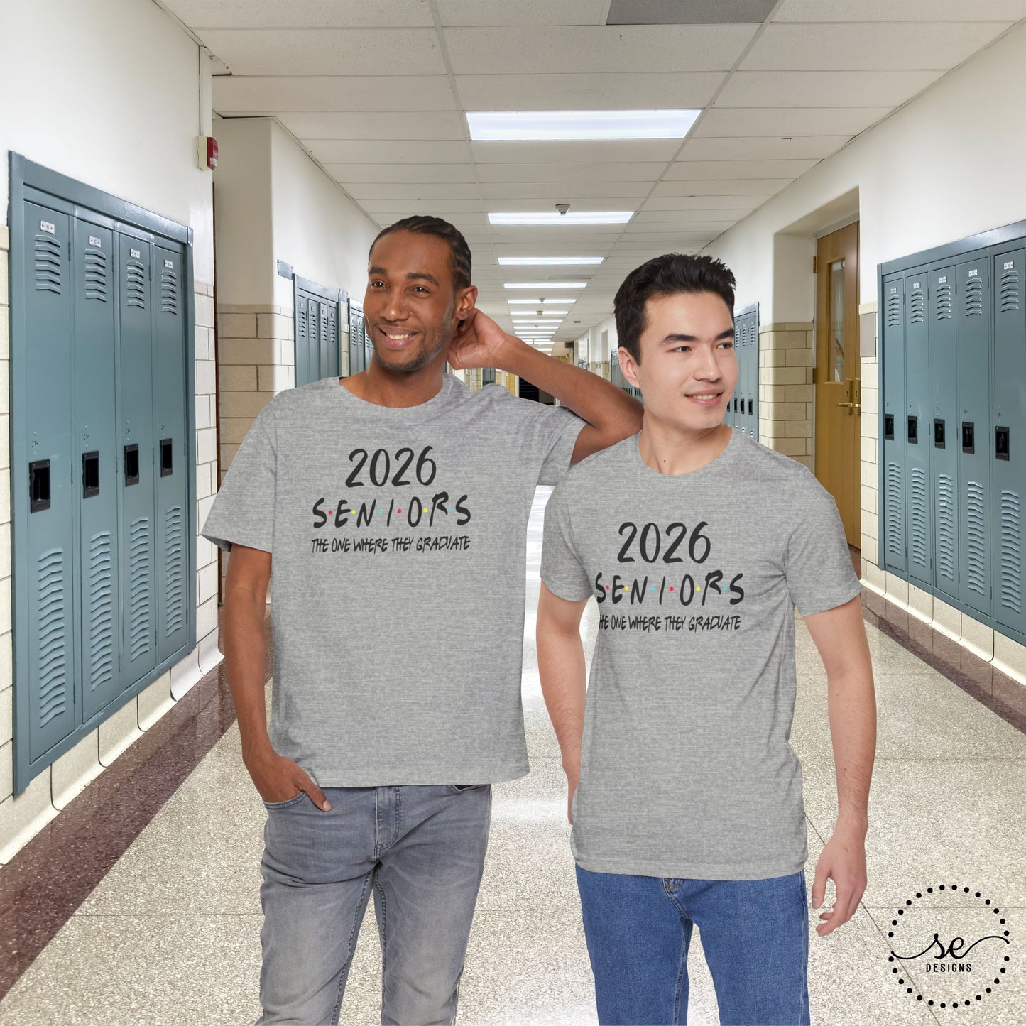 2026 Seniors Graduation T-Shirt – The One Where They Graduate | Class of 2026 Shirt