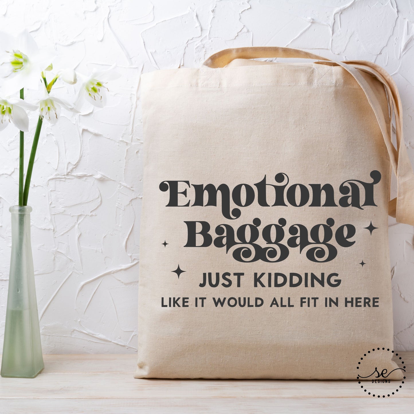 Emotional Baggage Canvas Tote Bag