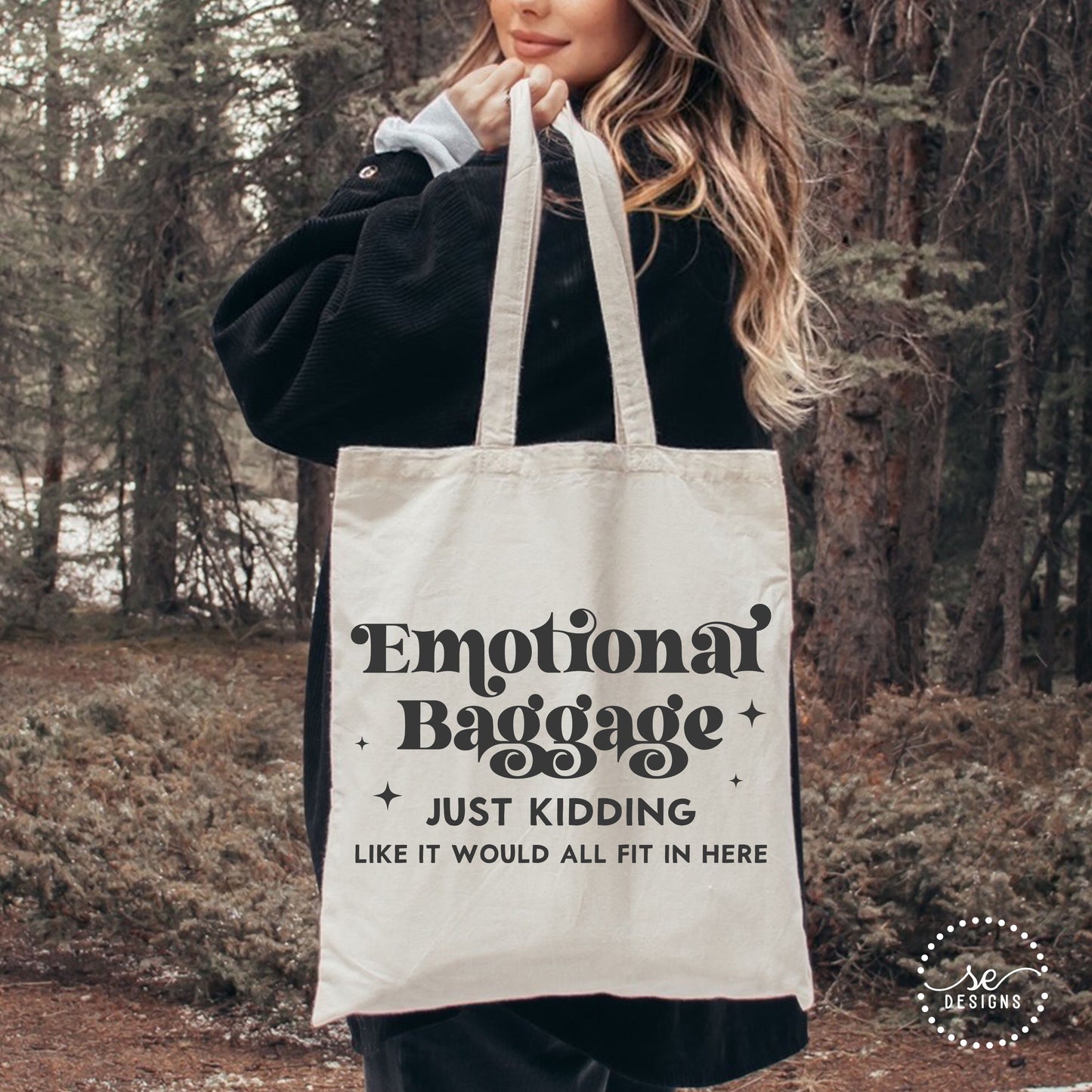 Emotional Baggage Canvas Tote Bag