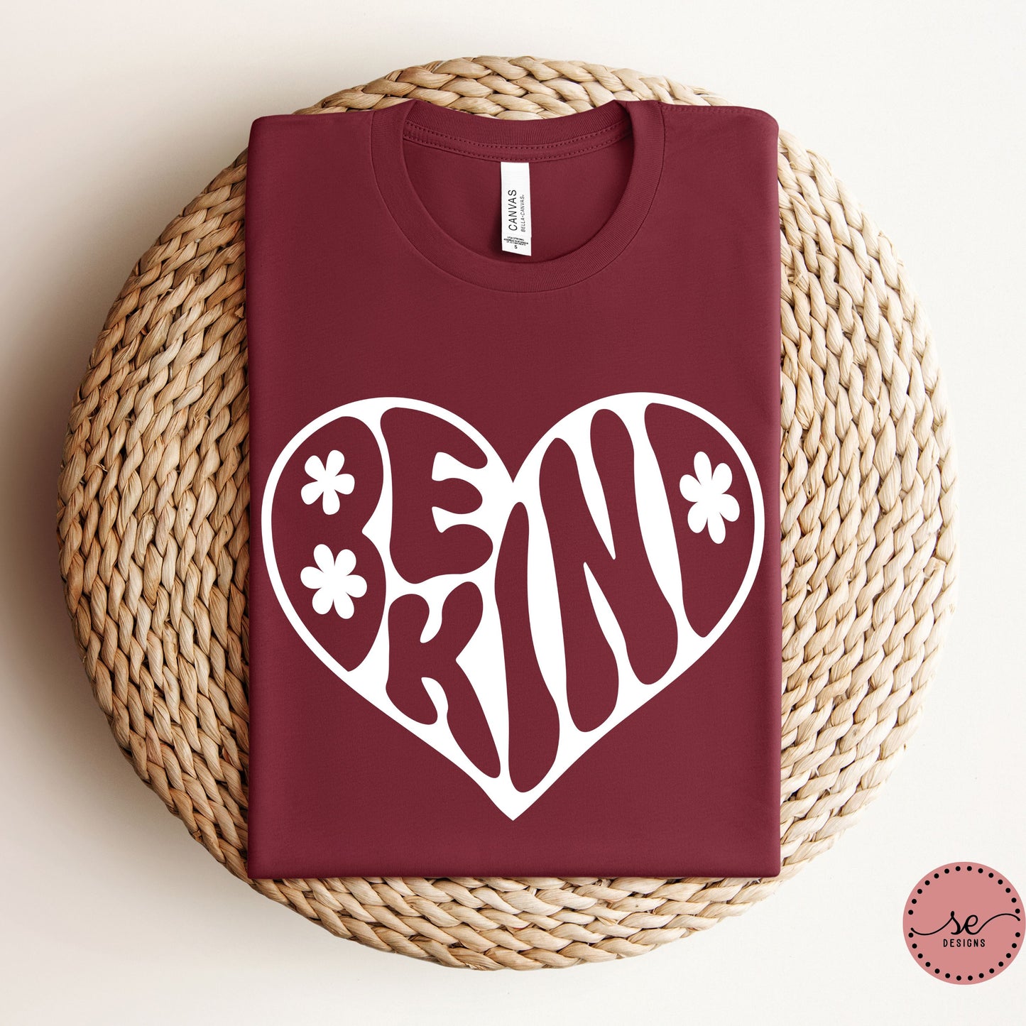 Retro Heart Be kind Shirt