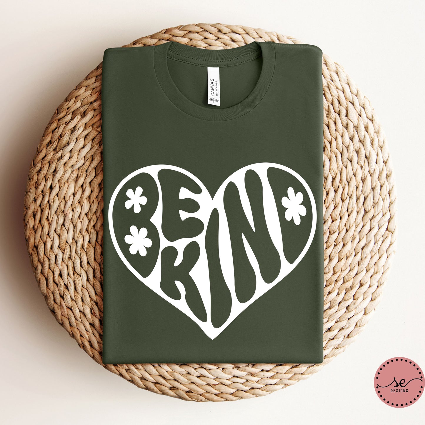 Retro Heart Be kind Shirt