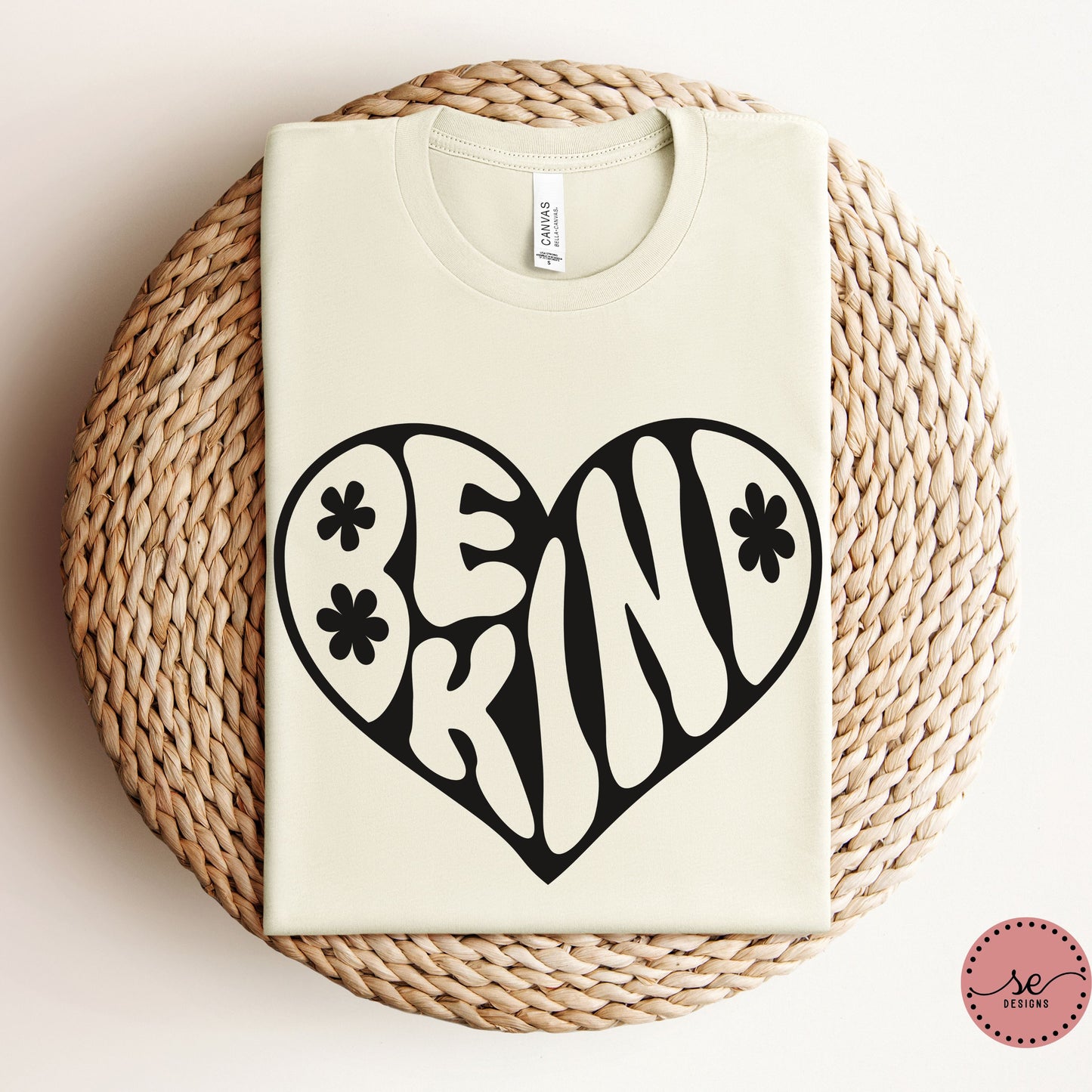 Retro Heart Be kind Shirt