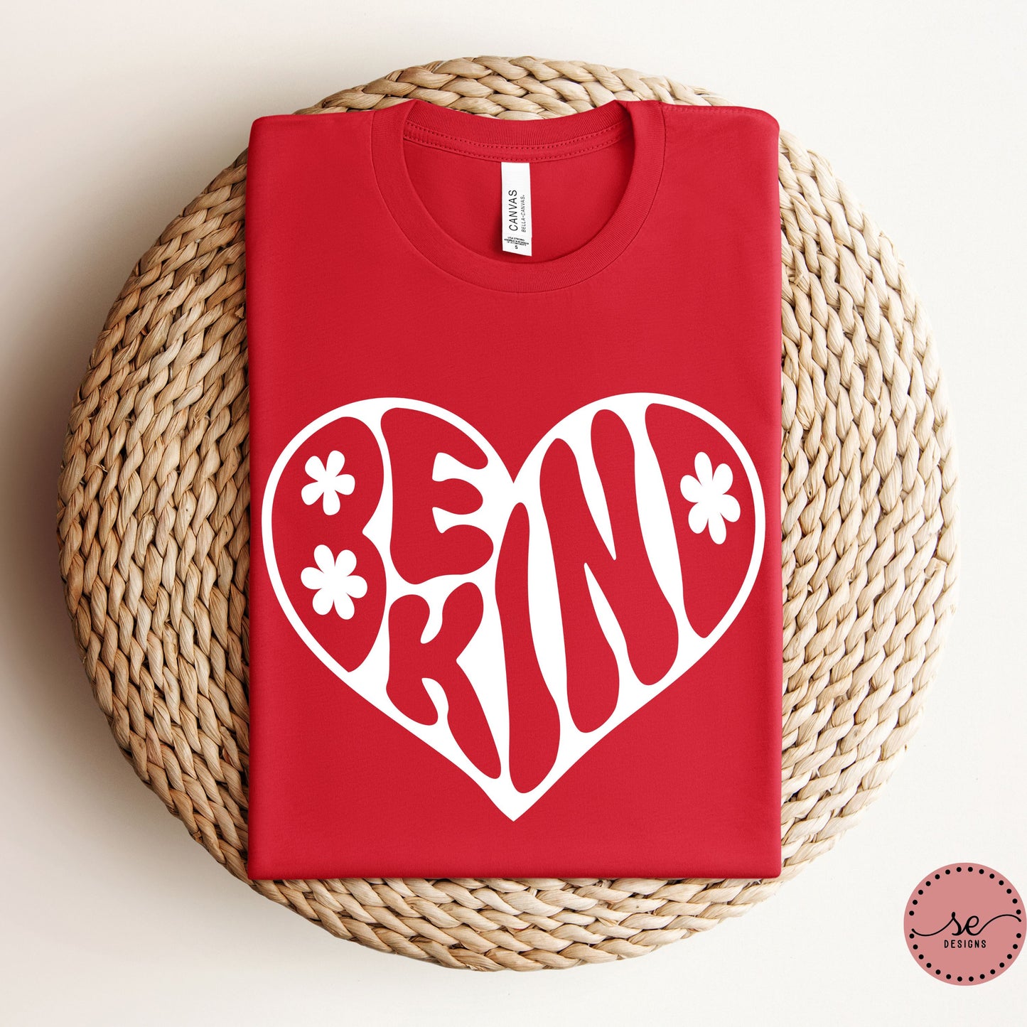 Retro Heart Be kind Shirt